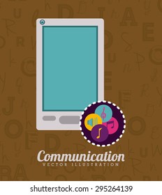 Communication digital design, vector illustration eps 10