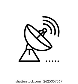 Kommunikationsplatte senden Wellen Symbol für Signalübertragung
