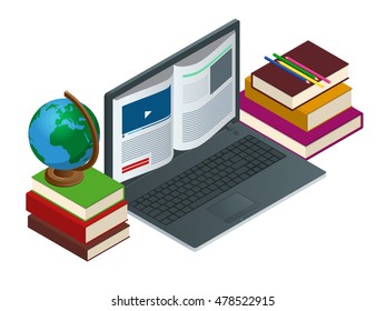 IT Communication or e-learning or internet network as knowledge base concept. 