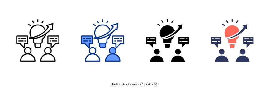 Communication Enhancement icon sheet multiple style collection