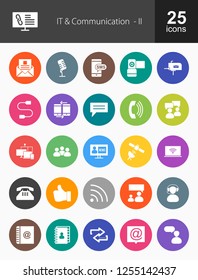 Communication Filled Icons