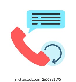 Comunicação de cor plana, mini ícone de ilustração. use para conceito moderno, impressão, UI, kit UX, web e desenvolvimento de aplicativos. Vetor relacionado ao trabalho remoto, trabalho em casa.