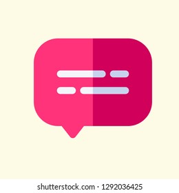 Communication Flat Icon Vector Graphic Download Template Modern
