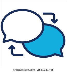 Elemento De Ícone De Fluxo De Comunicação Para Design