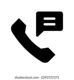 gráfico vectorial de ilustración de icono de glifo de comunicación