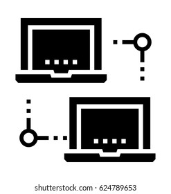 Communication Glyphs Vector Icon 