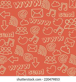communication graphic design , vector illustration