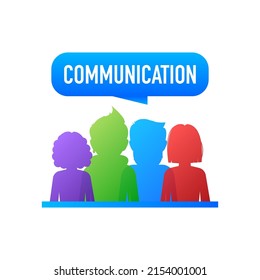 Communication, great design for any purposes. Abstract illustration