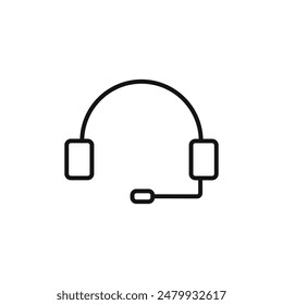 Icono de auriculares de comunicación ideal para la Asistencia al cliente