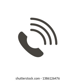 Communication, helpline vector icon. Simple element illustrationCommunication, helpline vector icon. Material concept vector illustration.