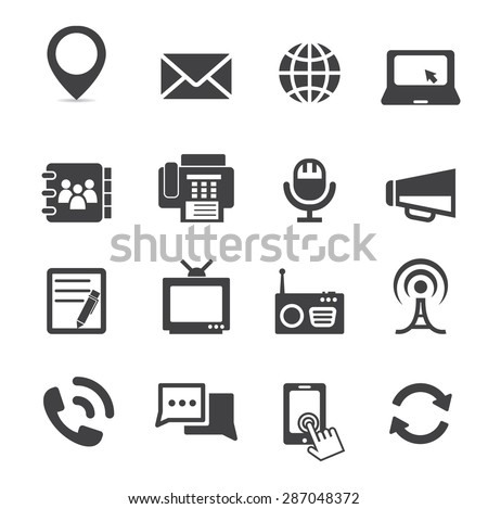 Communication Iconのベクター画像素材ロイヤリティフリー