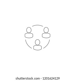 Communication icon. Business icon. Business communication icon.