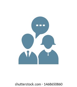 Communication icon, Business Icon Symbol Vector Illustration EPS10