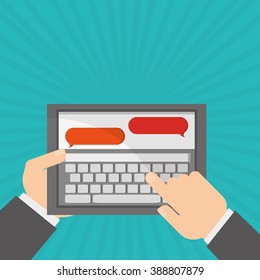 communication icon desgin 