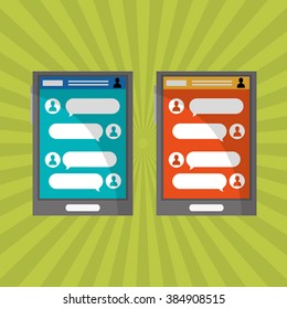 Communication icon design 