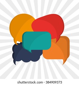 Communication icon design 