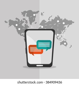 Communication icon design 