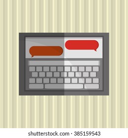 Communication icon design 