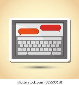 Communication icon design 