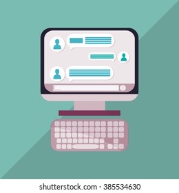 Communication icon design 
