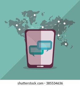 Communication icon design 