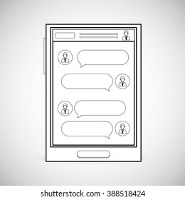 Communication icon design 
