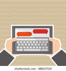 Communication icon design 