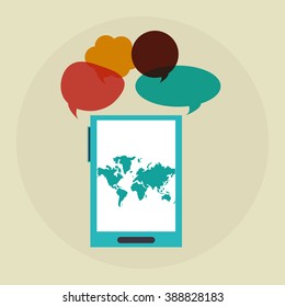 Communication icon design 