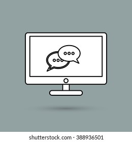 communication icon design 