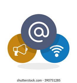 Communication icon design