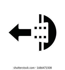Communication icon design with phone call