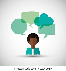 Communication icon design , vector illustration