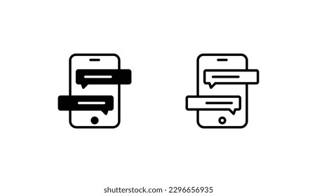 Communication icon design with white background stock illustration