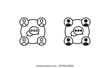 Communication icon design with white background stock illustration