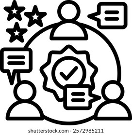 Communication Icon Element For Design