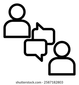 Communication Icon Element For Design