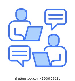 Communication Icon Element for Design