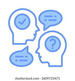 Communication Icon Element for Design