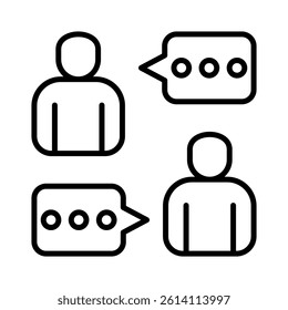 Communication Icon Element for Design