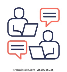 Communication Icon Element for Design
