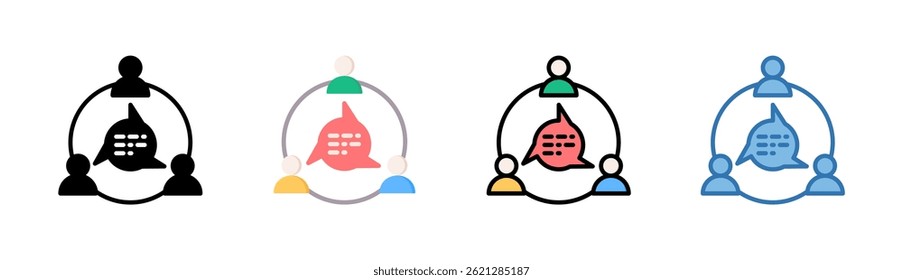 Elemento Ícone De Comunicação Para Design