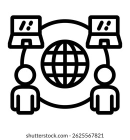 Elemento de icono de comunicación para el diseño