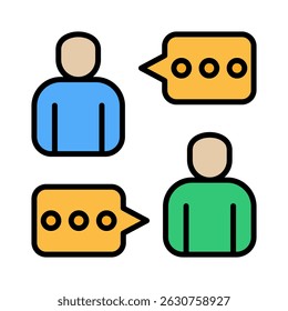 Elemento de icono de comunicación para el diseño