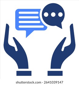 Communication Icon Element for Design
