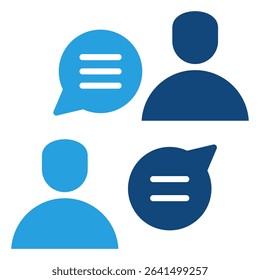 Communication Icon Element for Design