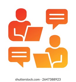 Elemento de icono de comunicación para el diseño