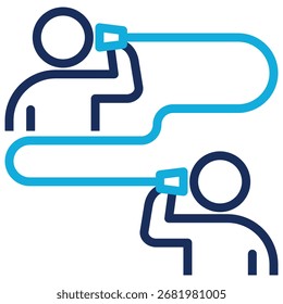 Elemento de icono de comunicación para el diseño