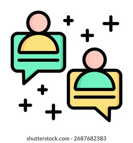 Communication Icon Element For Design