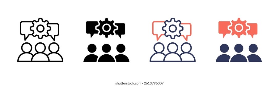 Communication Icon Element For Design And Vector