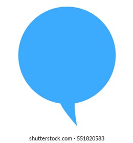Communication icon - Glyph - Blue
